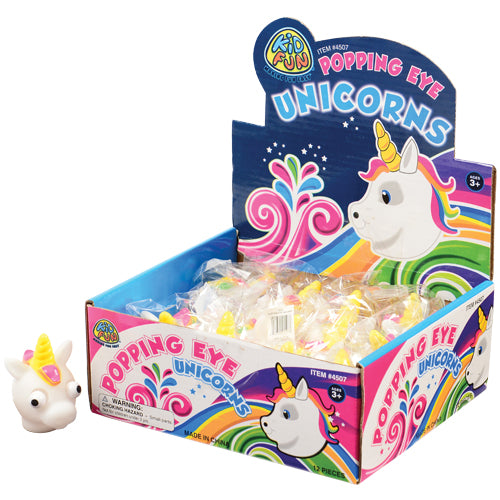 Popping Eye Unicorns Toy (pack of 12)