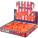 Pull Back Hotdogs Toy (1 Dozen)