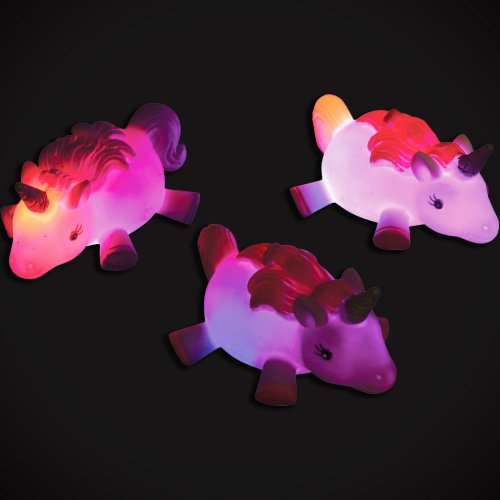 Flashing Unicorn Novelty Puffers (1 Dozen)