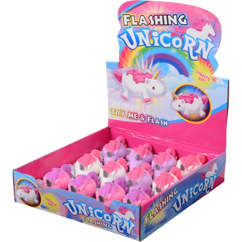Flashing Unicorn Novelty Puffers (1 Dozen)