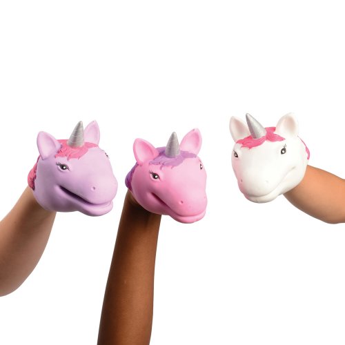 Unicorn Hand Novelty Puppets (set of 12)