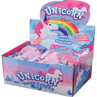 Unicorn Hand Novelty Puppets (set of 12)
