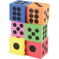 Mini Foam Dice Educational Toy (Pack of 6)