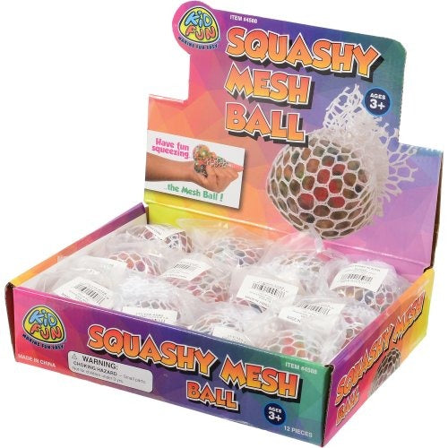 Squashy Mesh Ball Toy (1 Dozen)