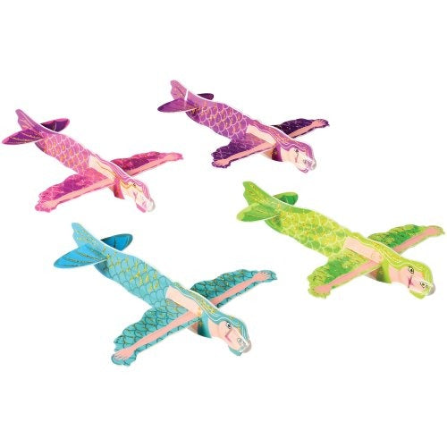 Mermaid Glitter Gliders Toy (1 Dozen)