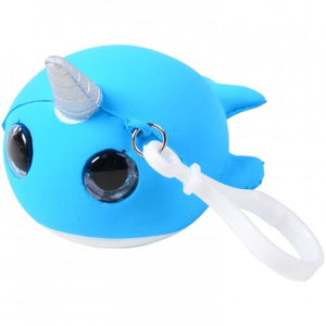 Squishy Narwhal with Glitter Eyes Toy (1 Dozen)
