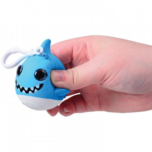 Squishy Shark with Glitter Eyes Toy (1 Dozen)