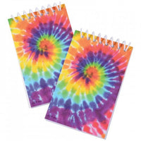 Tie Dye Kids Stationery Notebooks (Pack of 8)