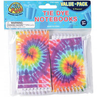 Tie Dye Kids Stationery Notebooks (Pack of 8)