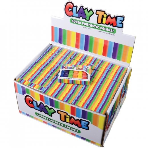 Mini Rainbow Modeling Clay Art Supplies 72 Per Display