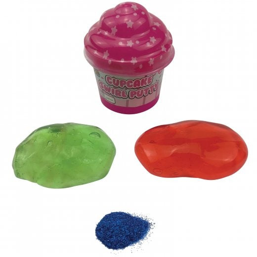 Cupcake Swirl Putty Toy 12 Per Display