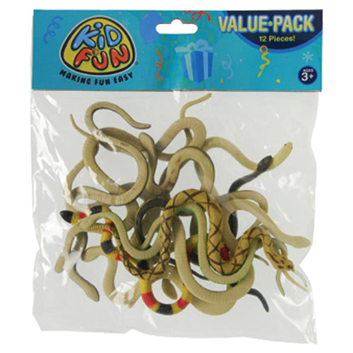 rubber snakes dollar tree Life Like Snakes Toy (one dozen)