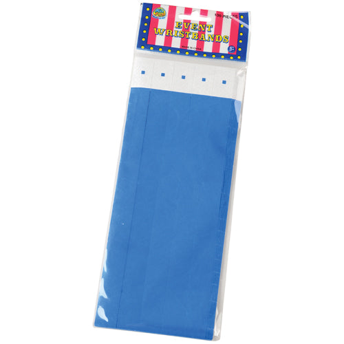 Adhesive Event Bands Blue Party Accessory (pack of 100)