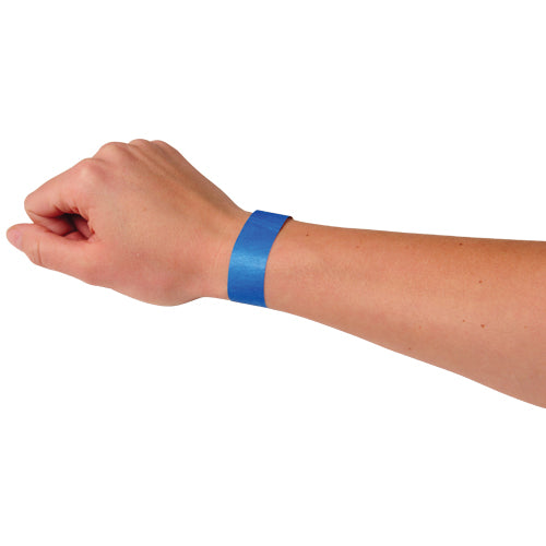 Adhesive Event Bands Blue Party Accessory (pack of 100)