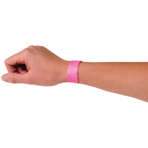 Adhesive Event Bands Neon Pink Party Accessory (pack of 100)