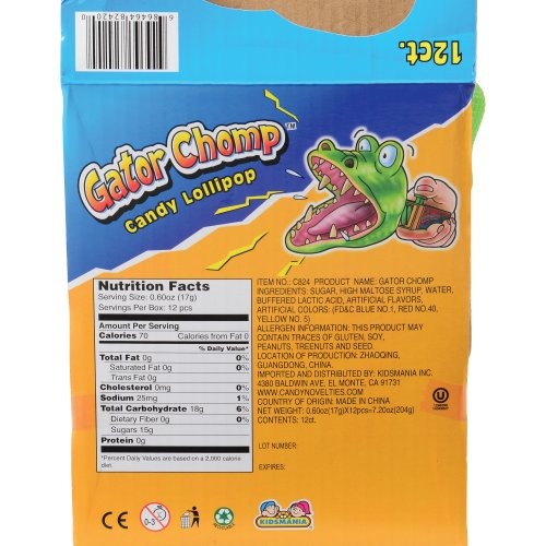 Gator Chomp Candy (Bag of 12)