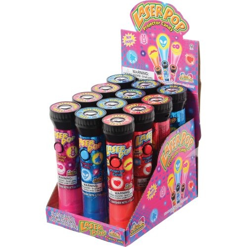 Laser Pop Projector Candy (Bag of 12)