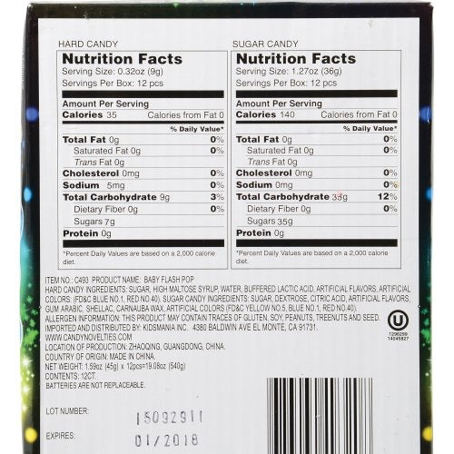 Baby Flash Pop Candy (Bag of 12)