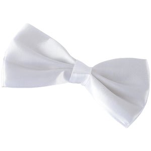 White Clip On Bowtie Costume Accessory
