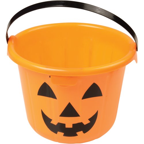 Halloween Light Up Pumpkin Pail Decoration