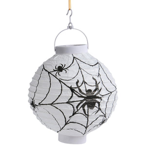 Halloween Light Up Spider Web Lantern Decoration