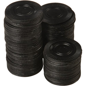 Bulk Black Poker Chips Game Accessory (bag of 100)