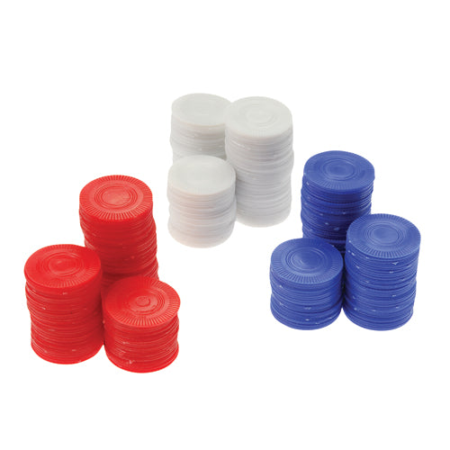 Bulk Poker Chips White Game Accessory (bag of 100)