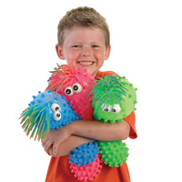 Knobby Puffer Toy with Eyes