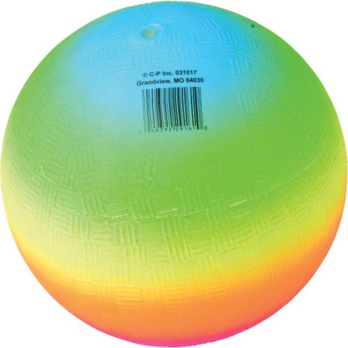 Rainbow Playground Balls Toy - 5 inch (1 dozen)