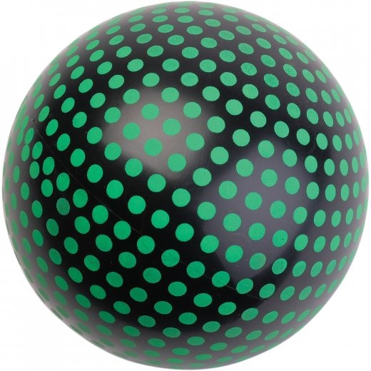 Neon Polka Dot Pvc Balls/5 Inch Toy (1 Dozen)