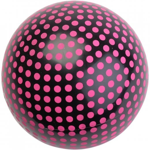 Neon Polka Dot Pvc Balls/5 Inch Toy (1 Dozen)