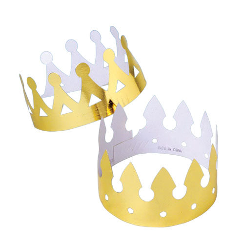Talking Tables Party Porcelain Gold Foil Party Crowns
