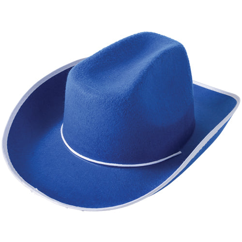 Blue Felt Cowboy Hat