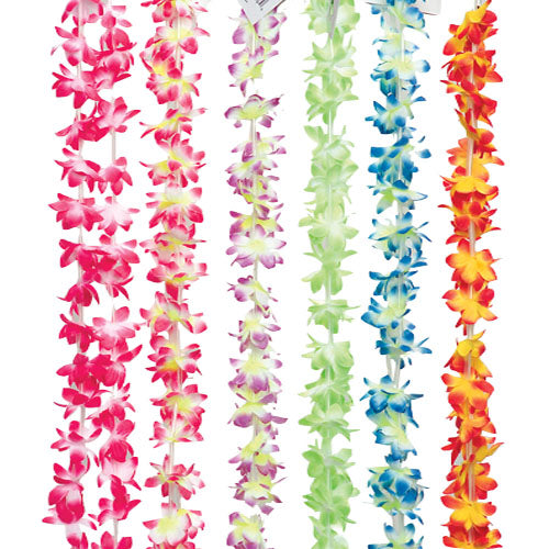 Luau Party Flower Mini Leis Party Favor (One Dozen)
