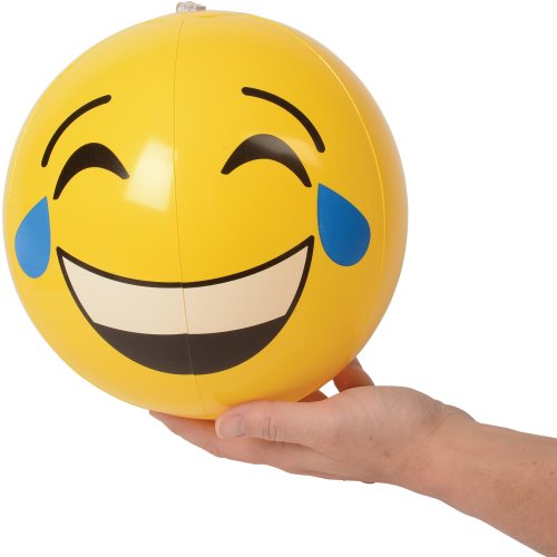 Emoticon Inflatable Balls 12 inch Toy (1 Dozen)
