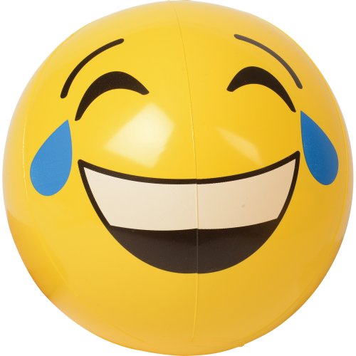 Emoticon Inflatable Balls 12 inch Toy (1 Dozen)