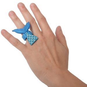 Mermaid Tail Rubber Rings Party Favor (1 Dozen)