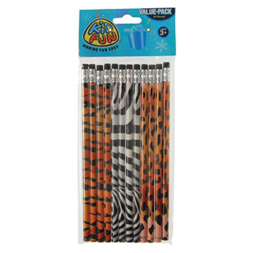 Animal Print Designer Pencils (One Dozen)