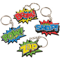 Superhero Keychain Novelties (1 dozen)