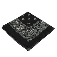 School Spirit Bandanas - Black Team Spirit (One Dozen)