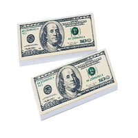 $100 Bill Erasers Stationery (36 Count)