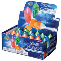 Pencil Shaped Eraser & Sharpener Kids Stationery set - (24 sets)