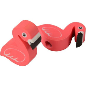 Flamingo Eraser Pencil Toppers Stationery (1 Dozen)