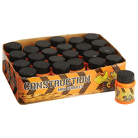 Construction Mini Bubbles Party Favor, 24 per Box