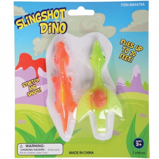 2ct Slingshot Dinosaurs Toy 12 Pkgs