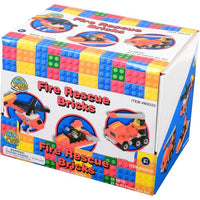 Fire Rescue Bricks Toy, 25 To 32-Pcs (1 Dozen)