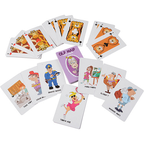 Old Maid & Hearts Value Card Games (1 Dozen)