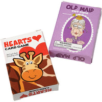 Old Maid & Hearts Value Card Games (1 Dozen)