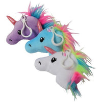 Unicorn Clip Plush Toy (1 Dozen)