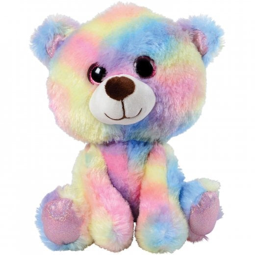 Rainbow Glitter Eyes Bear Plush Toy